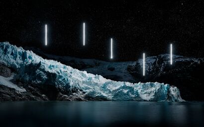 Where Ice Sleeps - a Photographic Art Artowrk by Liam Man